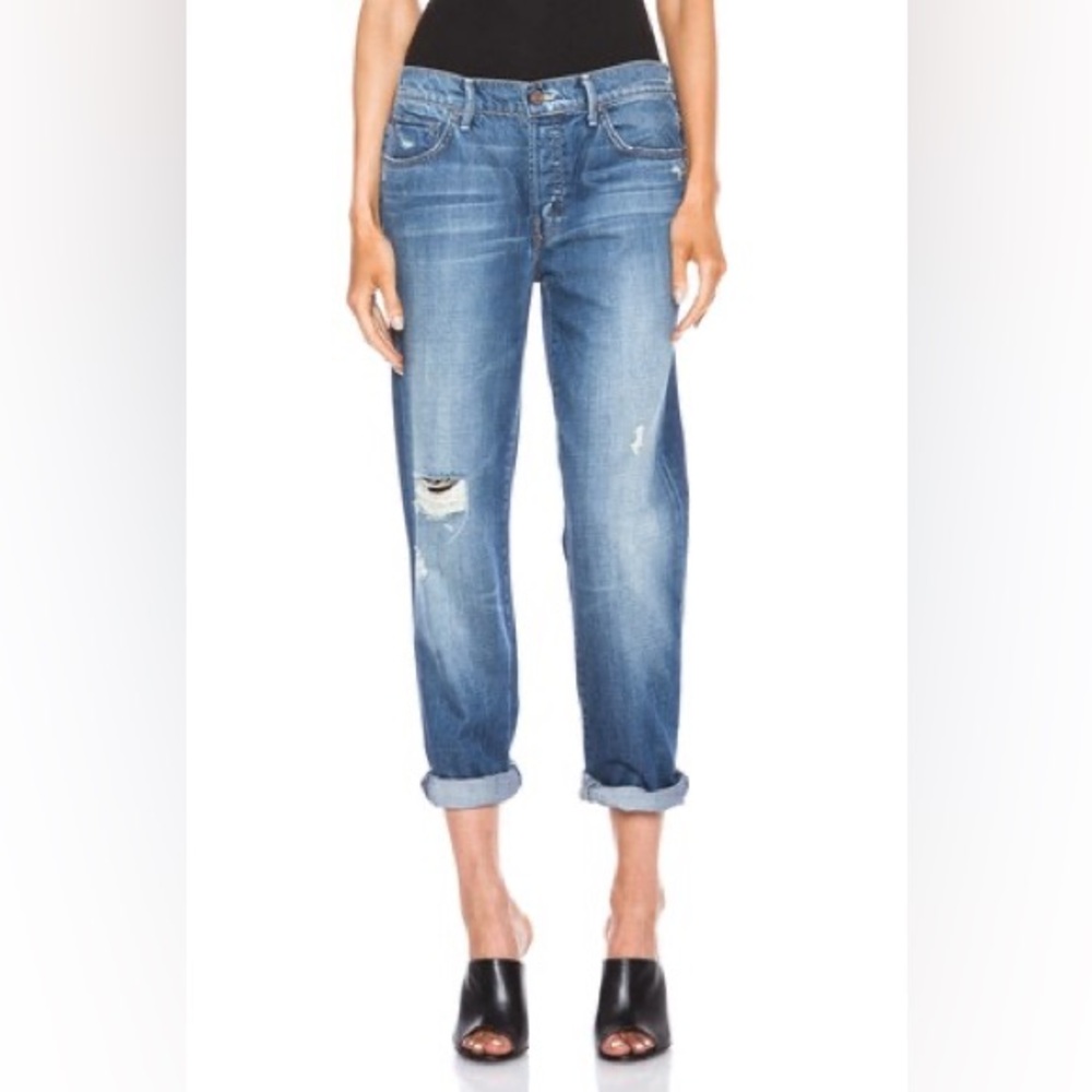 MOTHER Jeans The Loosey In Always Look Twice 26 Button Fly - Picture 13 of 16